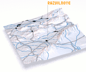 3d view of Razvilʼnoye