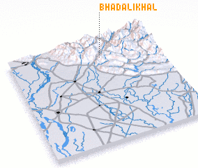 3d view of Bhadālīkhāl