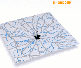 3d view of Khānāpur
