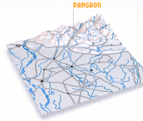 3d view of Rāmgaon