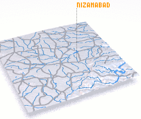 3d view of Nizāmābād