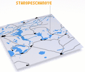 3d view of Staropeschanoye