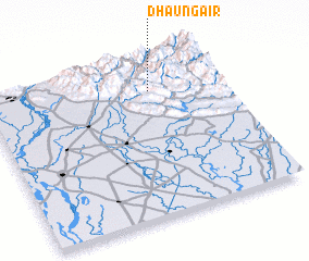 3d view of Dhaungair