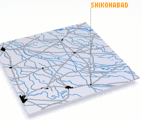 3d view of Shikohābād