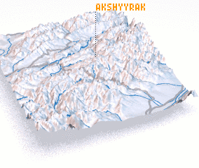 3d view of Ak-Shyyrak