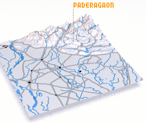 3d view of Paderāgaon