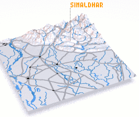 3d view of Simaldhār