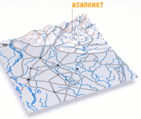 3d view of Asānkhet