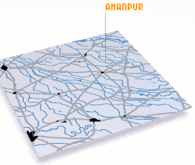 3d view of Amānpur