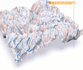 3d view of Bhaironghāti