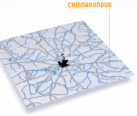 3d view of Chinna Kondūr