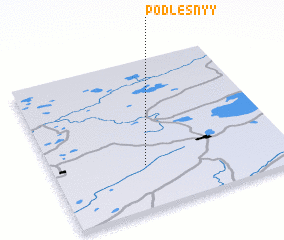 3d view of Podlesnyy