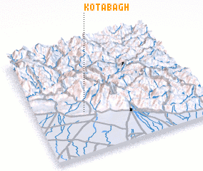 3d view of Kota Bāgh