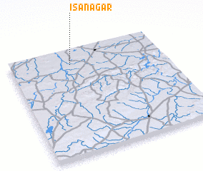 3d view of Isānagar