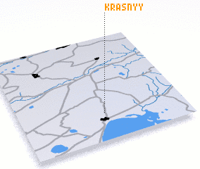 3d view of Krasnyy