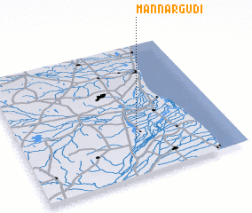 3d view of Mannārgudi