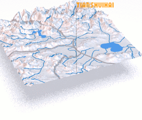 3d view of Tianshuihai