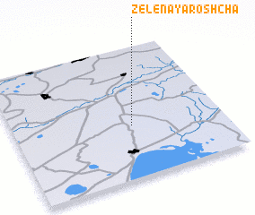 3d view of Zelënaya Roshcha