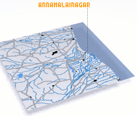 3d view of Annāmalainagar