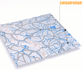 3d view of Saidāpuram