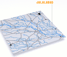 3d view of Jalālābād