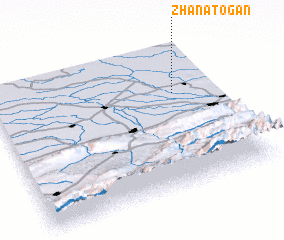 3d view of Zhanatogan