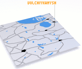 3d view of Volchiy Kamysh