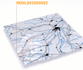 3d view of Ménil-de-Senones