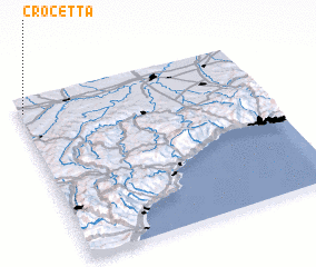 3d view of Crocetta