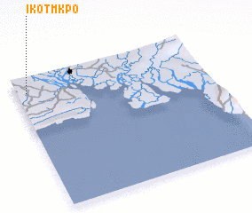 3d view of Ikot Mkpo