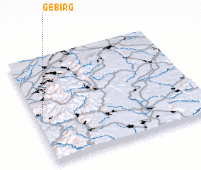 3d view of Gebirg