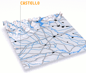 3d view of Castello