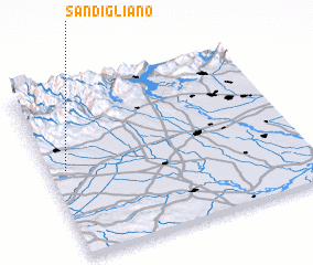 3d view of Sandigliano