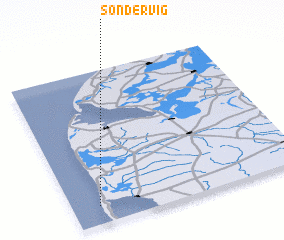 3d view of Søndervig