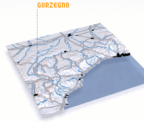 3d view of Gorzegno