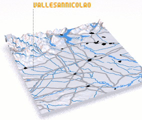 3d view of Valle San Nicolao