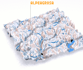 3d view of Alpe Agrosa