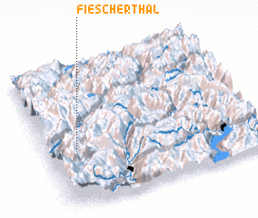 3d view of Fiescherthal