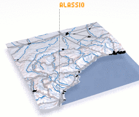 3d view of Alassio