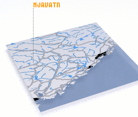 3d view of Mjåvatn