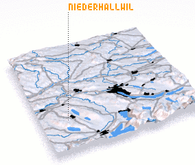 3d view of Niederhallwil