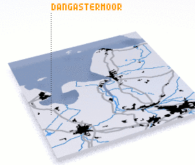 3d view of Dangastermoor