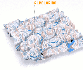 3d view of Alpe Lorino