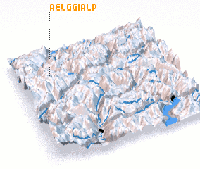 3d view of Aelggi Alp