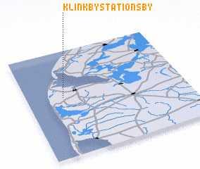 3d view of Klinkby Stationsby