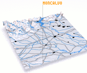 3d view of Moncalvo