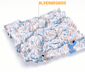 3d view of Alpe Marghino