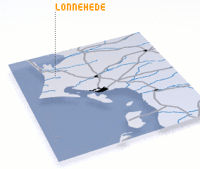 3d view of Lønne Hede