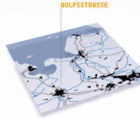 3d view of Wolfsstraße