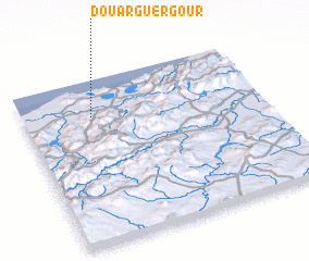 3d view of Douar Guergoûr